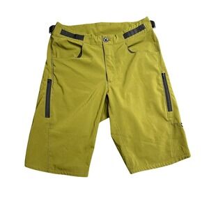 Cognative MTB Men 28 Guide Trail Mountain Bike Short Moss Green Adjustable Waist